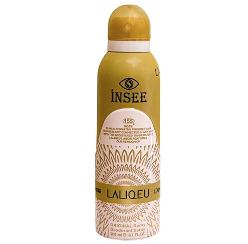 اسپری بدن زنانه اینسی مدل لالیک لامور حجم 200 میلی لیتر