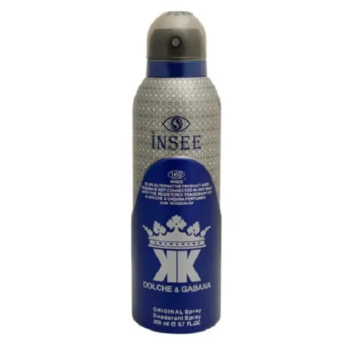 اسپری بدن مردانه اینسی مدل Dolce & Gabbana حجم ۲۰۰ میلی لیتر
